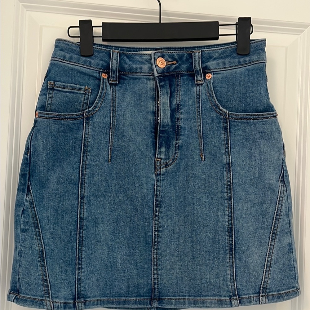 We The Free Denim Mini Skirt